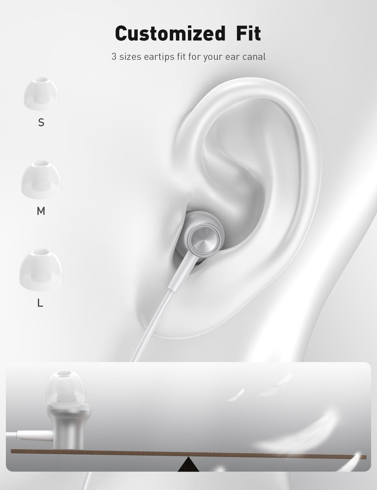 iMangoo tangle-free cable design reduces knots during use