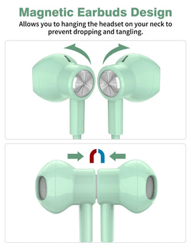 iMangoo earbuds plugged into smartphone delivering direct digital audio