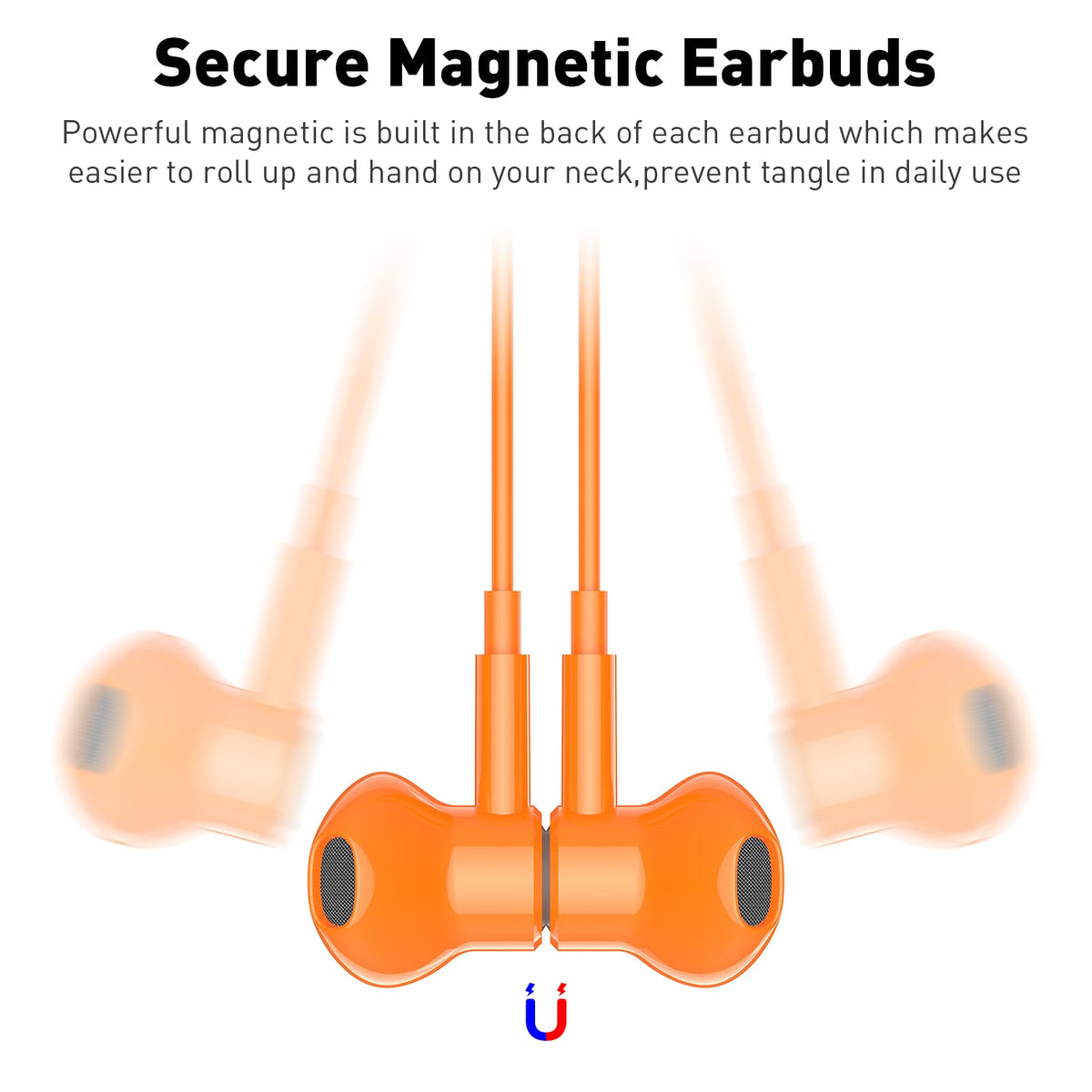 iMangoo USB-C headphones with built-in DAC chip delivering clear, high-resolution sound.