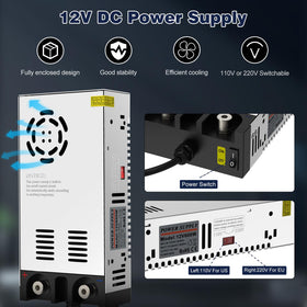 IMAYCC built-in cooling fan and venting, keeps converter cool for continuous use
