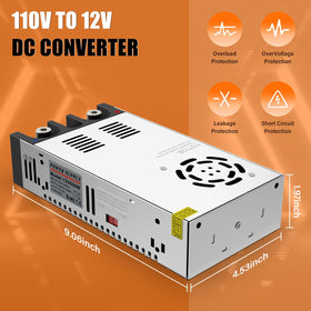 IMAYCC next to a hand to show compact size and installation ease