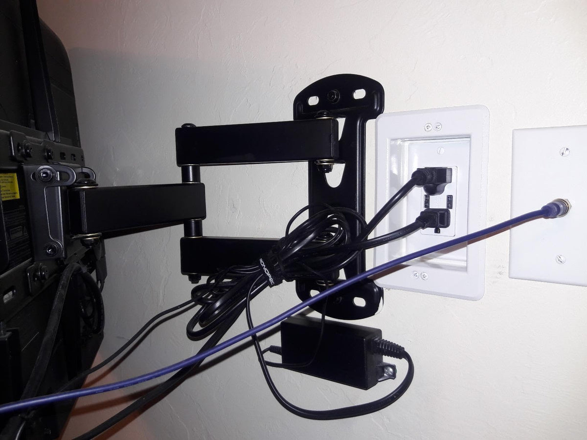 iMBAPrice durable non-metallic shell protects wiring while maintaining a clean appearance.