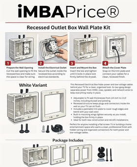 iMBAPrice wall-mount TV setup shows concealed cables for neater entertainment space.