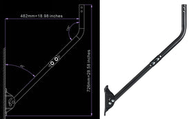 imbesel side profile with antenna attached demonstrating clear signal path
