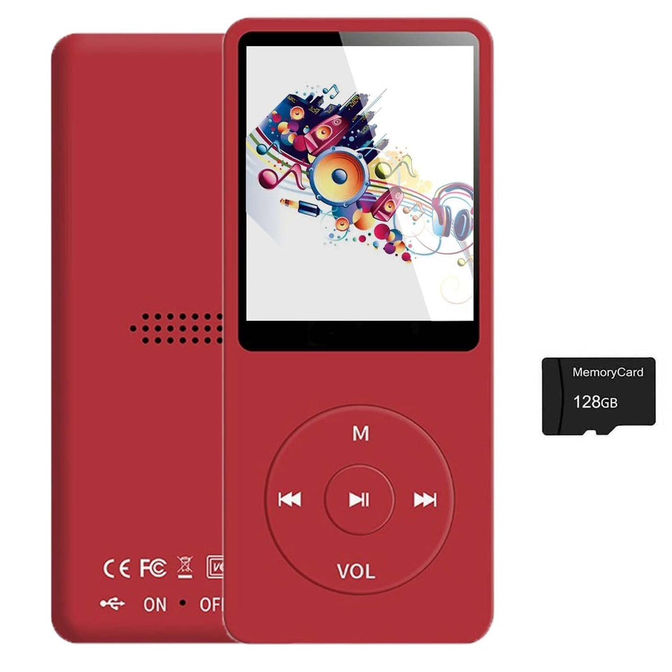imkavery 128GB MP3 player with Bluetooth 5.2 for wireless listening