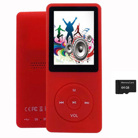 imkavery 64GB MP3 player with earphones, ideal for kids on the go