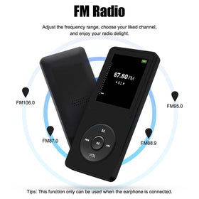 imkavery 64GB MP3 Player supports voice recording for quick memos and notes.