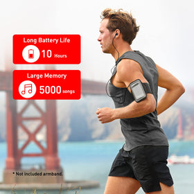 imkavery MP3 Player built-in speaker delivers quick music playback anywhere at home or outdoors.