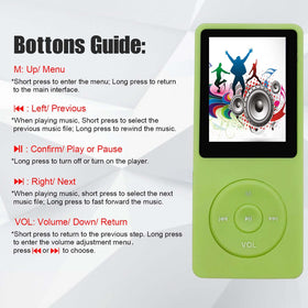 imkavery mp3 player with earphones for portable listening on the go.