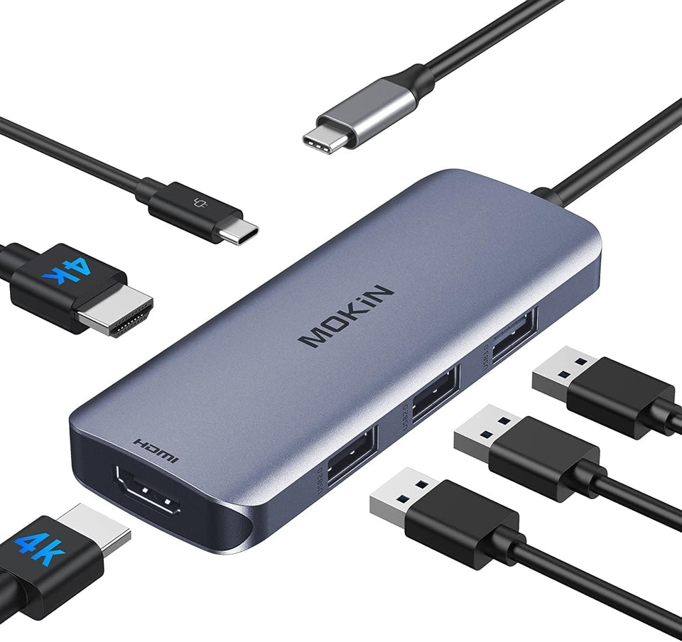 imokin docking station with dual HDMI outputs for multi-monitor productivity