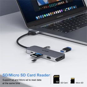imokin attached to MacBook showing secure fit and convenient left-side expansion