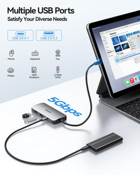 imokin USB C Docking Station multiport hub for versatile workspaces