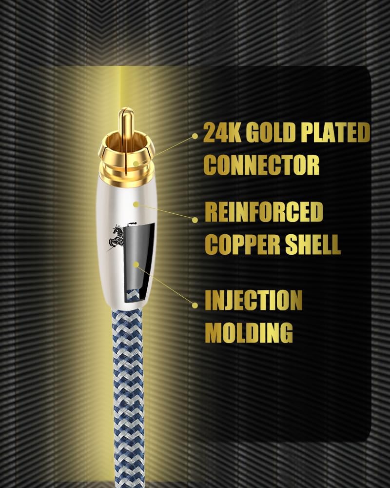 Impeto 24K gold-plated copper connectors ensure anti-oxidation and stable signal transfer.