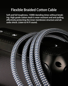 Impeto cable connected to a soundbar illustrating clean digital audio link