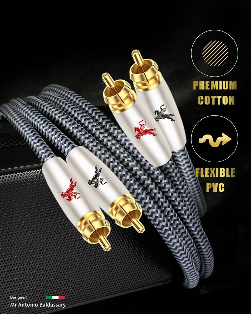 Impeto premium cotton-net and silver-foil braided exterior for durable, stylish protection.