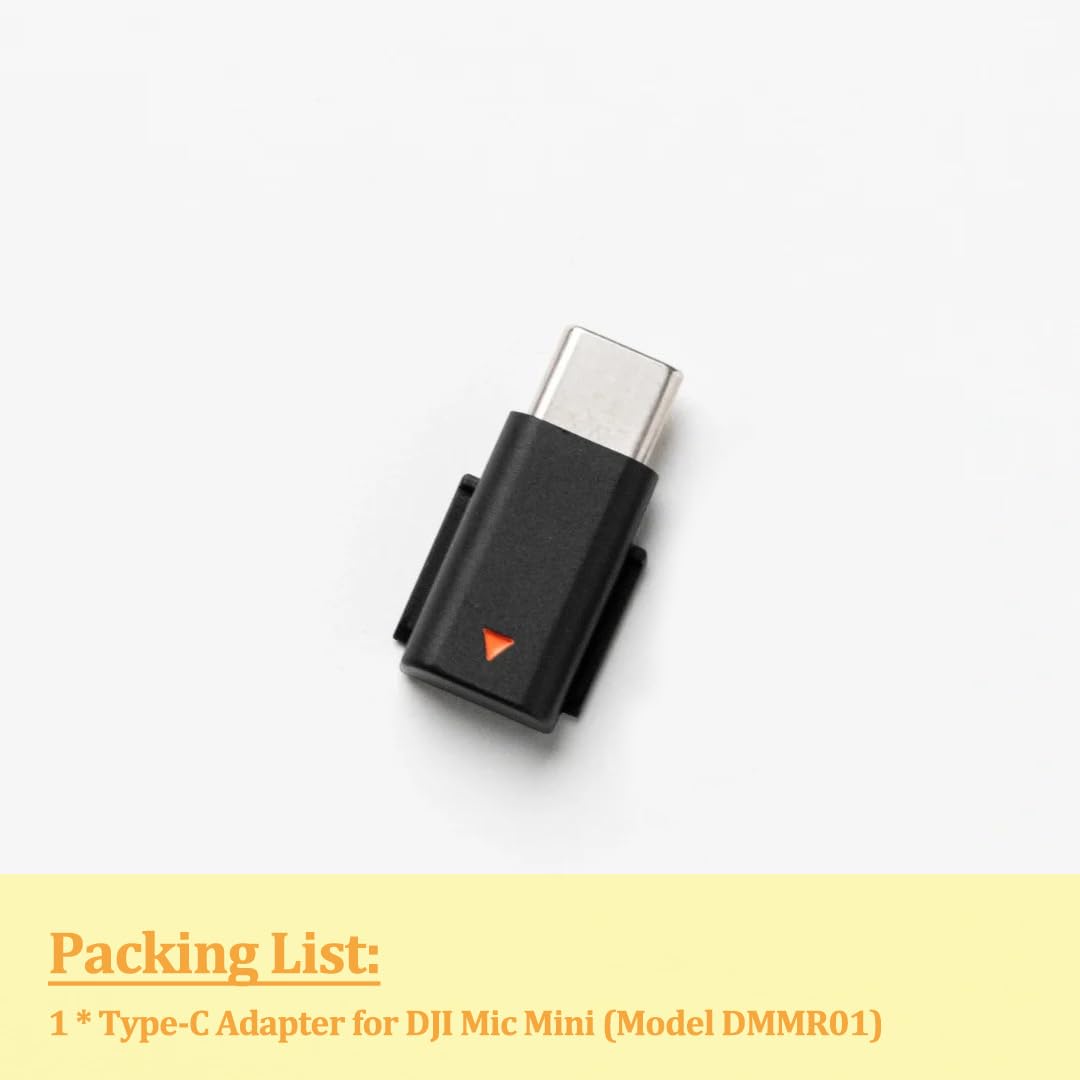 iMusk USB-C adapter for DJI Mic Mini supports on-the-go recording.