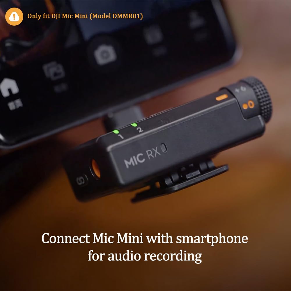 iMusk DJI Mic Mini USB-C adapter features compact, lightweight design.