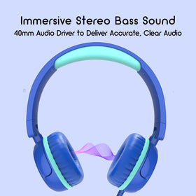 IMYB Kids Headphones 85dB limit protects young ears during class