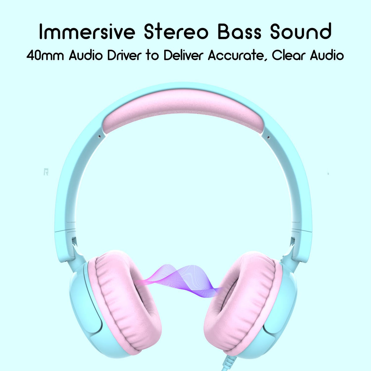 IMYB V1 85dB volume limit protects young ears during online classes and media