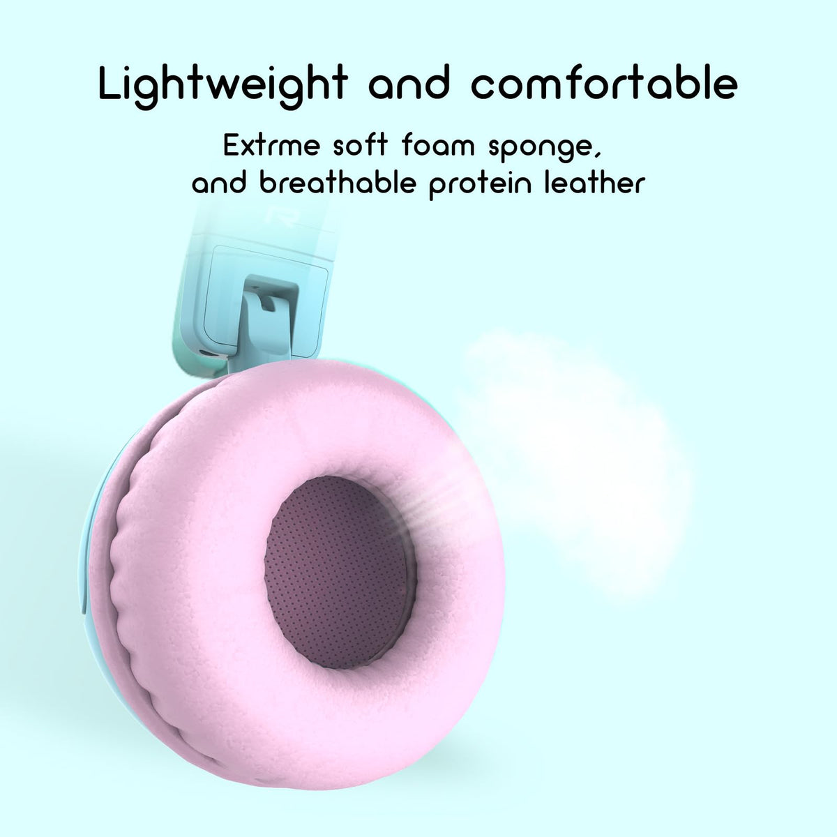 IMYB V1 hypoallergenic memory foam earpads for all-day comfort
