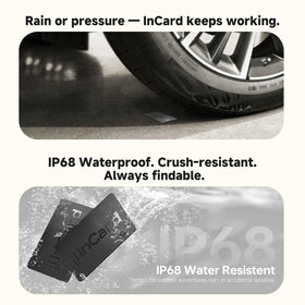InCard Wallet Tracker shareable location helps friends and family.