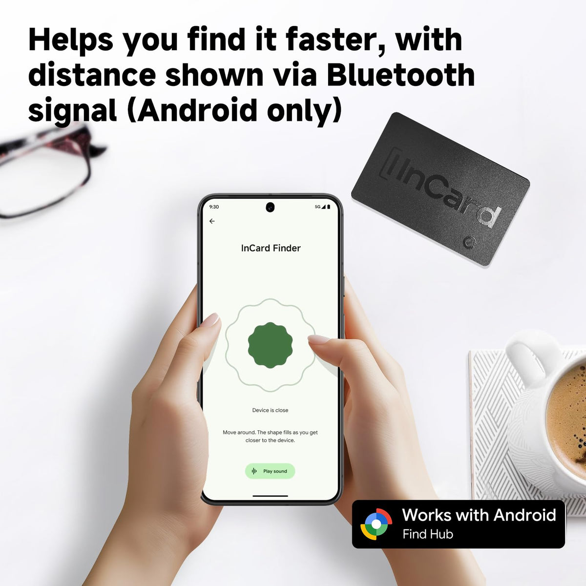 InCard Wallet Tracker ideal for wallets bags and luggage.
