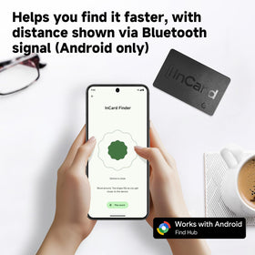 InCard Wallet Tracker ideal for wallets bags and luggage.