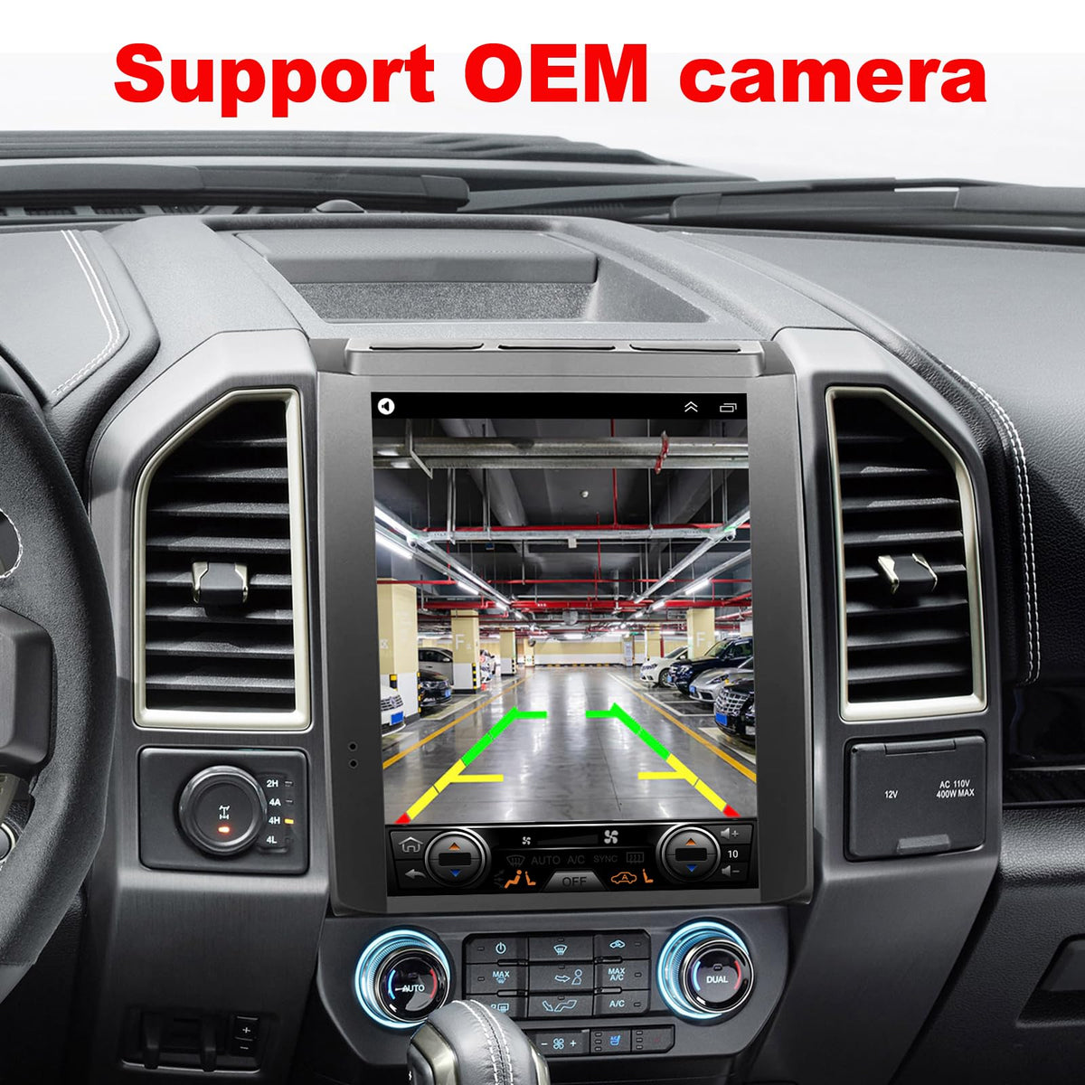 Incifum upgrade keeps OEM camera feed for clear reversing views