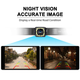 INCLAKE night vision with 12 LEDs for better low light visibility