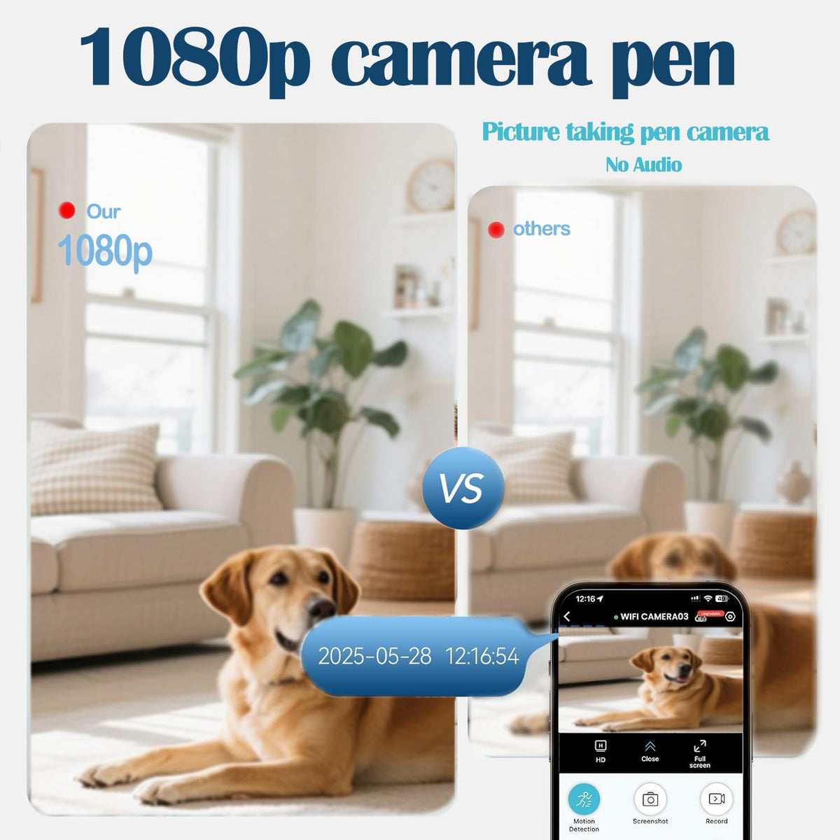 InCliick app live view on phone showing remote monitoring benefit