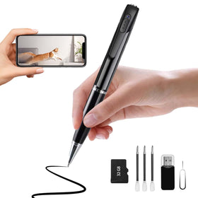 InCliick pen front view showing covert camera and portability benefit