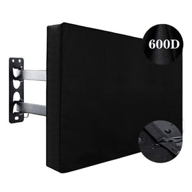 IndeedBUY Outdoor TV Cover 55-58 inch side view protecting against weather and dust.