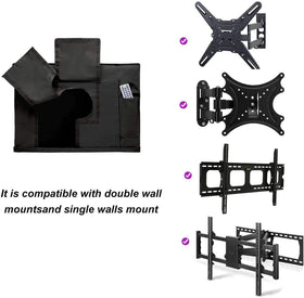 IndeedBUY Outdoor TV Cover 600D fabric texture highlighting durability.