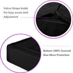IndeedBUY Outdoor TV Cover bottom seal close-up showing moisture protection.