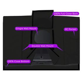 IndeedBUY Remote pocket feature keeps TV remote secure and accessible.