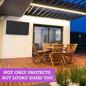 IndeedBUY Outdoor TV Cover waterproof and dustproof for outdoor TVs.