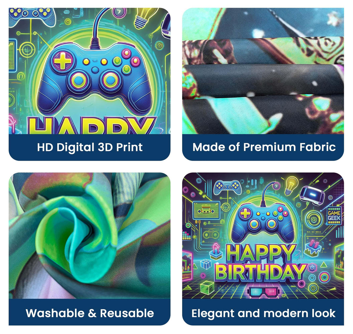 IndoTribe controller gaming posters decor adds immersive vibes for boys' gaming night.