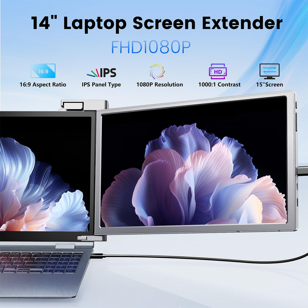 INEAUTO triple-display setup illustrating multitasking on the go.