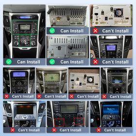 Inefala 2+64G dashboard install view with wired and wireless CarPlay ready