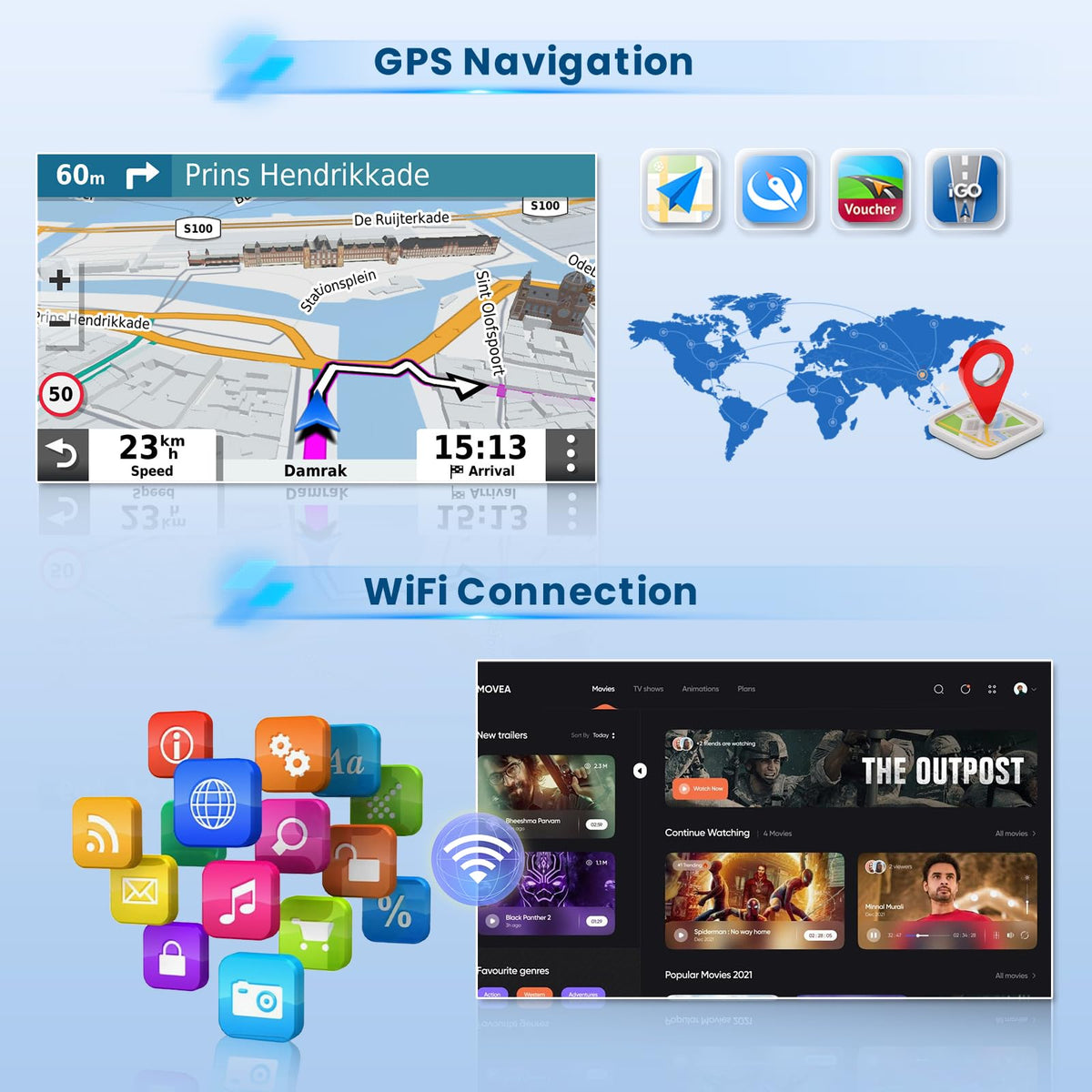 Inefala 2+64G steering wheel control compatibility for quick audio tweaks