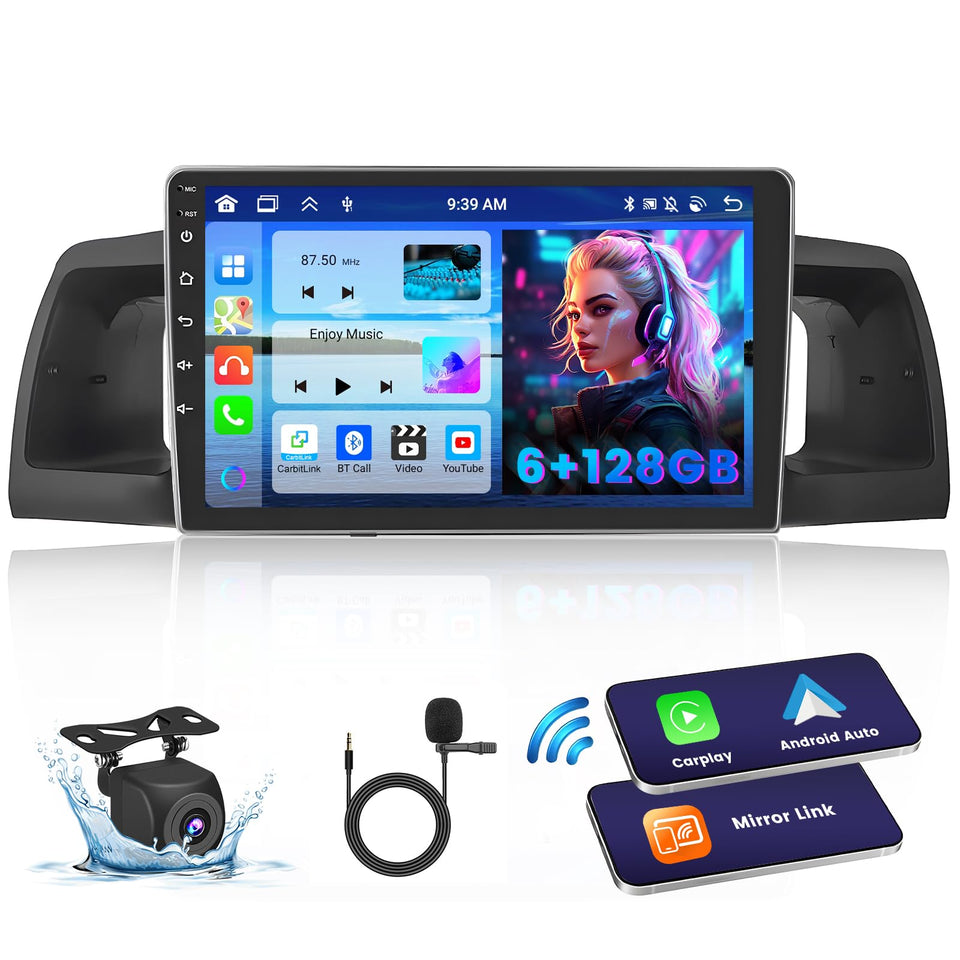 Inefala Android car radio for Toyota Corolla with 9-inch touchscreen for crisp visuals.