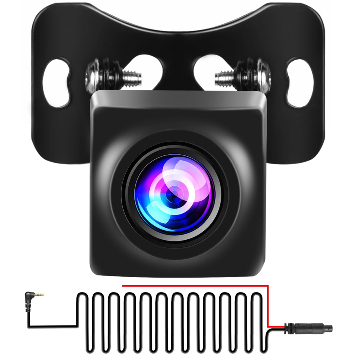 Inefala backup camera 1080p wide view improves rear visibility for safer parking.