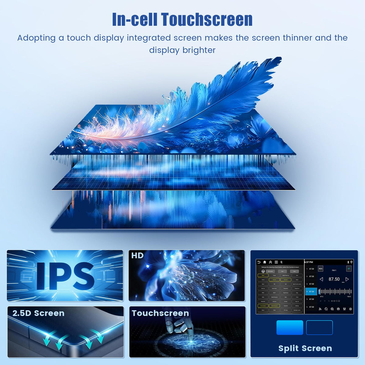 EQ, Bluetooth, and FM/RDS features enhance audio and calls on Inefala radio