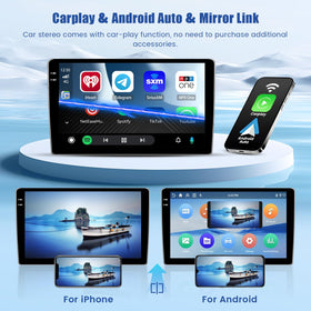 GPS navigation with Wi-Fi on Inefala car radio for real-time maps
