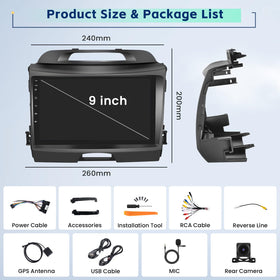 Inefala professional installation note for Kia Sportage setup