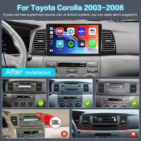 Inefala wireless CarPlay and Android Auto for hands-free connectivity and seamless app access.