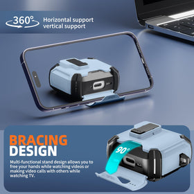 Inesore AirPods 4 case shows automatic snap switch for easy access.