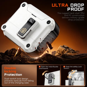 Inesore AirPods Pro 3 case uses TPU+PC for 360° protection.