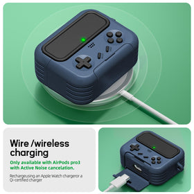 Inesore AirPods Pro 3 case includes keychain and 3M tape for portability.