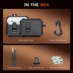Inesore AirPods Pro 3 Case carabiner-friendly design for quick access